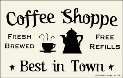 Coffee Shoppe - vintage - The Stencilsmith