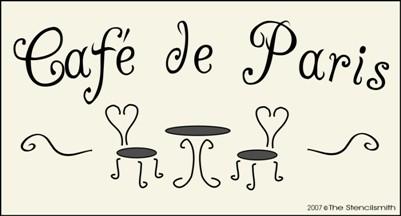 Cafe de Paris - The Stencilsmith