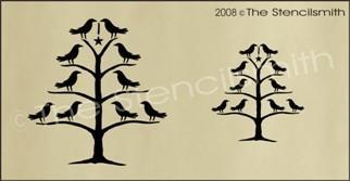 4 - crow tree - The Stencilsmith