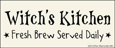 Witch's Kitchen - Fresh Brew Served Daily - The Stencilsmith