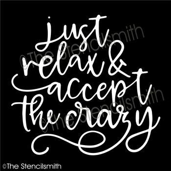 5026 - just relax and accept - The Stencilsmith