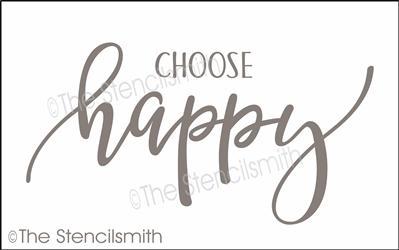 5042 - choose happy - The Stencilsmith