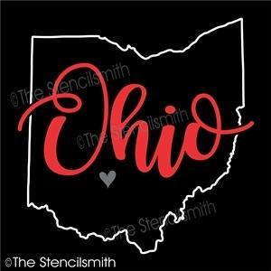 5052 - Ohio (state outline) - The Stencilsmith
