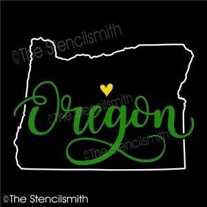 5061 - Oregon (state outline) - The Stencilsmith