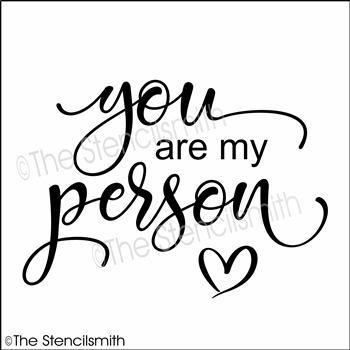 5068 - you are my person - The Stencilsmith