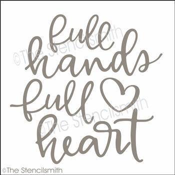 5070 - full hands full heart - The Stencilsmith