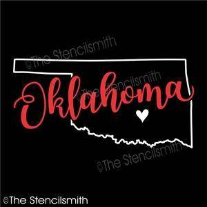 5074 - Oklahoma (state outline) - The Stencilsmith