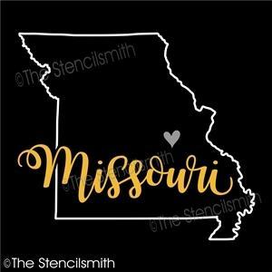 5075 - Missouri (state outline) - The Stencilsmith