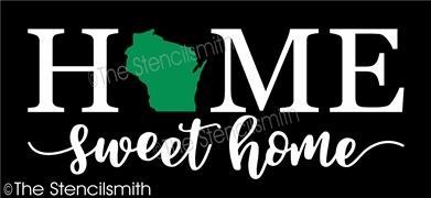 5085 - HOME (Wisconsin) sweet home - The Stencilsmith