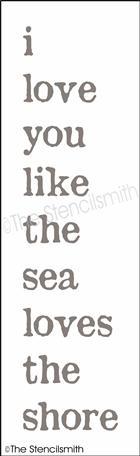 5094 - i love you like the sea - The Stencilsmith