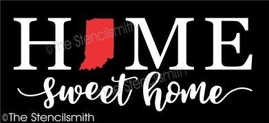 5098 - HOME (Indiana) sweet home - The Stencilsmith