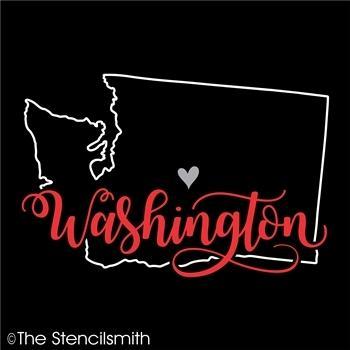 5121 - Washington (state outline) - The Stencilsmith