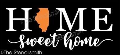 5123 - HOME (Illinois) sweet home - The Stencilsmith