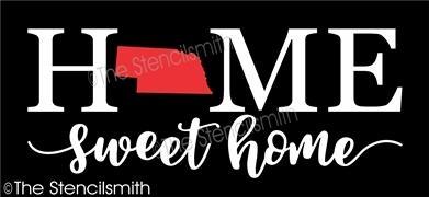 5141 - HOME (Nebraska) sweet home - The Stencilsmith