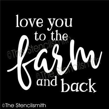 5153 - love you to the farm - The Stencilsmith