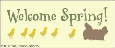 516 - Welcome Spring - The Stencilsmith