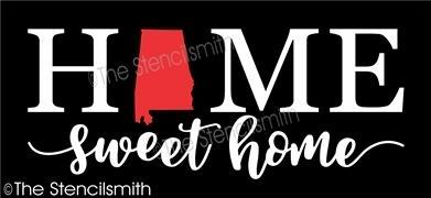 5212 - HOME (Alabama) sweet home - The Stencilsmith