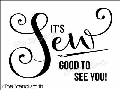 5232 - It's sew good to see you - The Stencilsmith