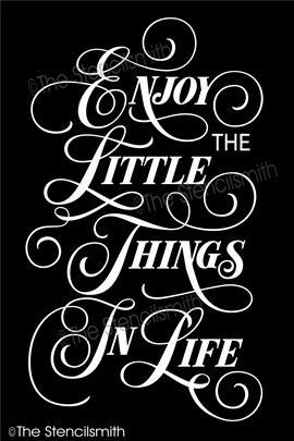 5235 - Enjoy the little things in life - The Stencilsmith