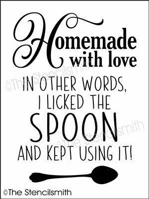 5241 - homemade with love - The Stencilsmith
