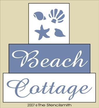 52 - Beach Cottage - BLOCKS - The Stencilsmith