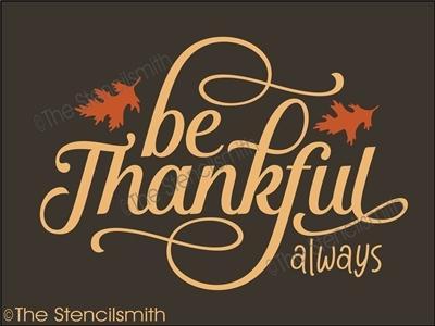 5307 - be thankful always - The Stencilsmith