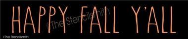 5309 - happy fall y'all - The Stencilsmith