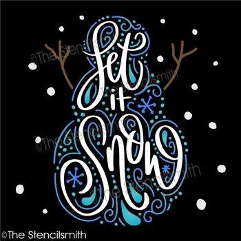 5360 - Let it Snow - The Stencilsmith