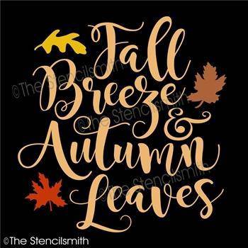 5377 - Fall Breeze & Autumn Leaves - The Stencilsmith