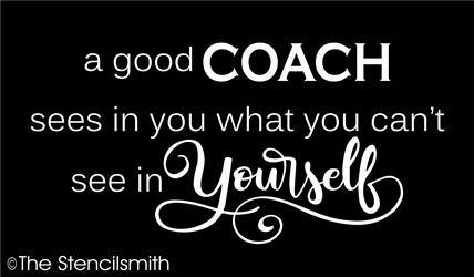 5382 - A good coach sees - The Stencilsmith