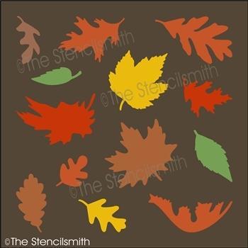 5393 - Leaves - The Stencilsmith