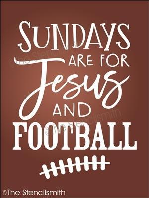 5395 - Sundays are for Jesus - The Stencilsmith