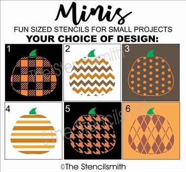 5400 - Decorative Pumpkin Minis - The Stencilsmith