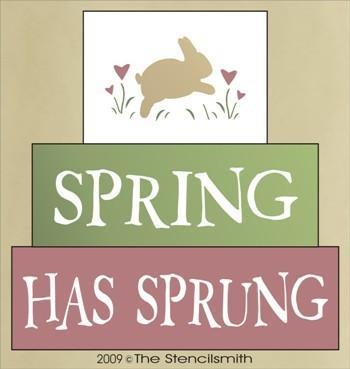 540 - Spring Has Sprung - block set - The Stencilsmith
