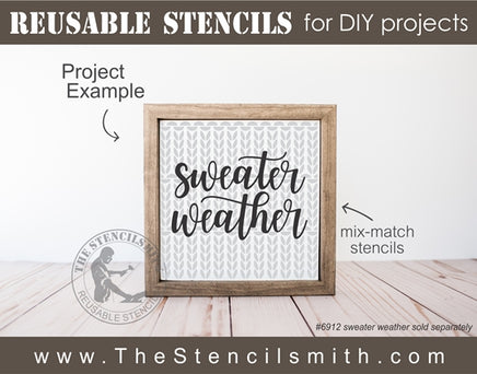5450 - Knitted Pattern - The Stencilsmith