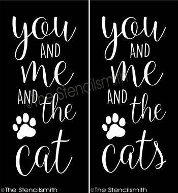 5499 - you and me and the cat(s) - The Stencilsmith