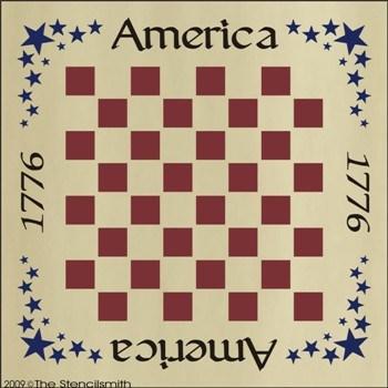 549 - America GAME BOARD - The Stencilsmith