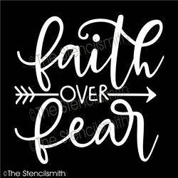 5502 - faith over fear - The Stencilsmith