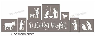 5511 - O Holy Night - Nativity block set - The Stencilsmith