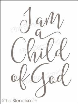 5525 - I am a child of God - The Stencilsmith