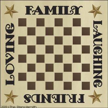 553 - Family Friend GAME BOARD - The Stencilsmith