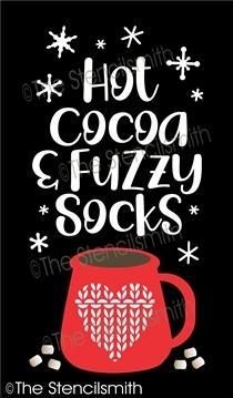 5541 - Hot cocoa & fuzzy socks - The Stencilsmith