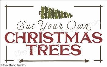 5564 - Cut Your Own Christmas Trees - The Stencilsmith