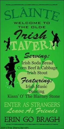557 - Irish Tavern - The Stencilsmith