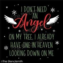 5590 - I don't need an Angel on - The Stencilsmith