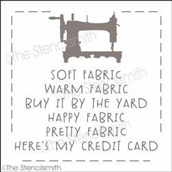 5604 - soft fabric warm fabric - The Stencilsmith