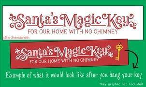 5613 - Santa's Magic Key - The Stencilsmith