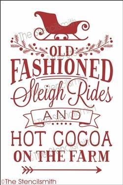 5617 - Old Fashioned Sleigh Rides - The Stencilsmith