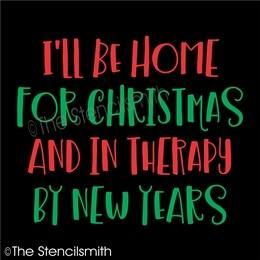 5634 - I'll be home for christmas and in therapy - The Stencilsmith