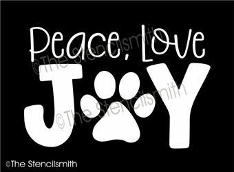 5658 - Peace Love Joy - The Stencilsmith